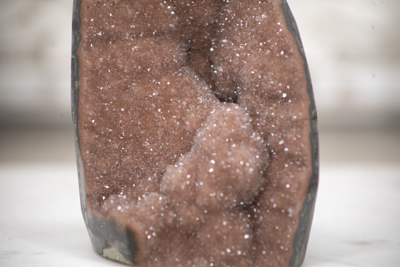 Stunning Natural Rainbow Druzy &amp; Jasper Cathedral - GQTZ0359