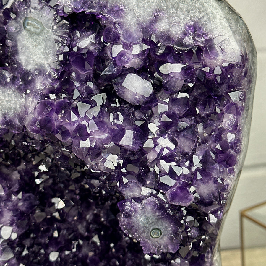 Deep Purple Amethyst Geode, Premium Quality Amethyst - AWS0212