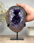 Stunning Amethyst Geode with Large & Shinny Crystals - MWS1356