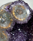 Top Quality Huge Amethyst & Quartz Specimen with Beautiful Stalactite Eye - MWS1618