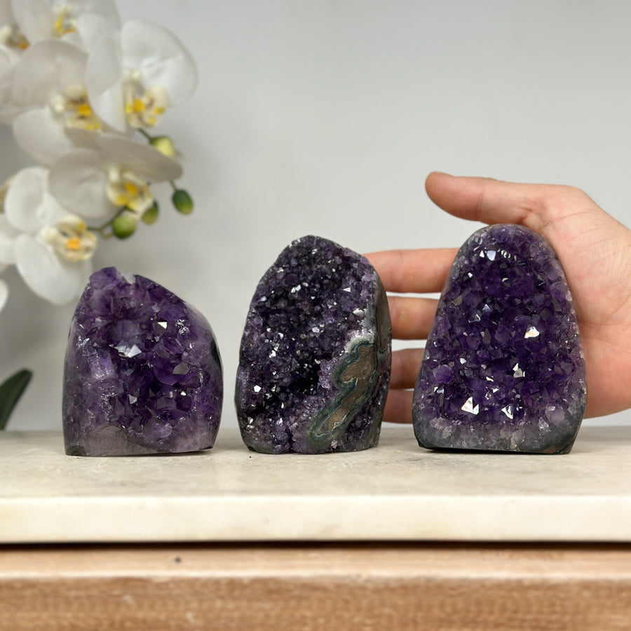 Amethyst Cathedrals Lot - AMLT0196