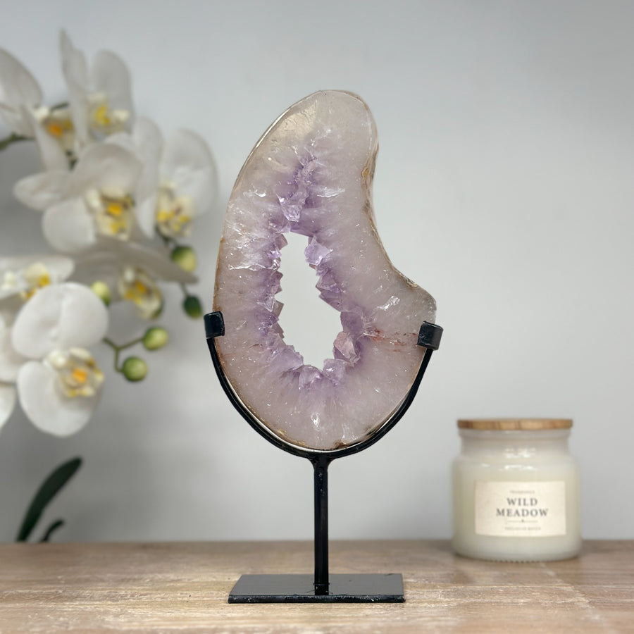 Natural Amethyst &amp; Quartz Portal - MWS1674