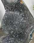 Huge Large Natural Green Tone Quartz Specimen, Stand included - MWS0073