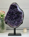 Huge 17 in Tall Natural Amethyst Specimen, Premium Quality with Deep Purple Crystals - MWS1551