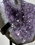 Natural Amethyst Crystal Geode with Stalactite Eye Formation - MWS1344