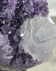 Beautiful Amethyst Cluster with Green Jasper Shell - MWS1155