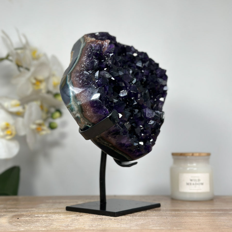 Deep Purple A Grade Uruguayan amethyst Cluster - MWS1322