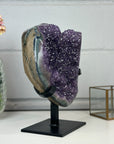 Huge Natural Amethyst Specimen, Display Included - AWS1432