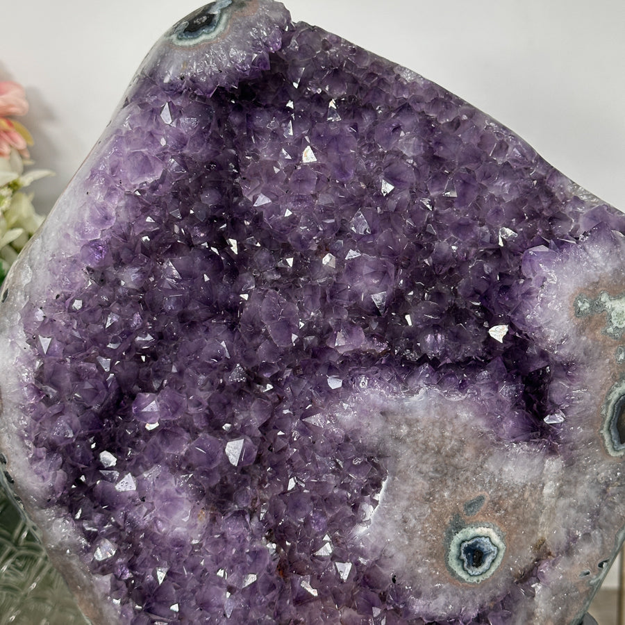 Large Natural Amethyst Cluster, Ready to Display Specimen - AWS1439