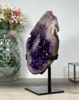 Stunning Large Amethyst & Pink Jasper Specimen - MWS1233