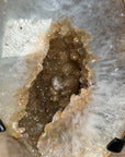 Natural Yellow Sugar Druzy Geode - MWS1597