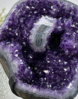 Natural Amethyst Stone Geode with Stalactite Eye Formation - AWS1254