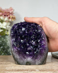 Deep Purple Natural Cathedral Geode - CBP1047