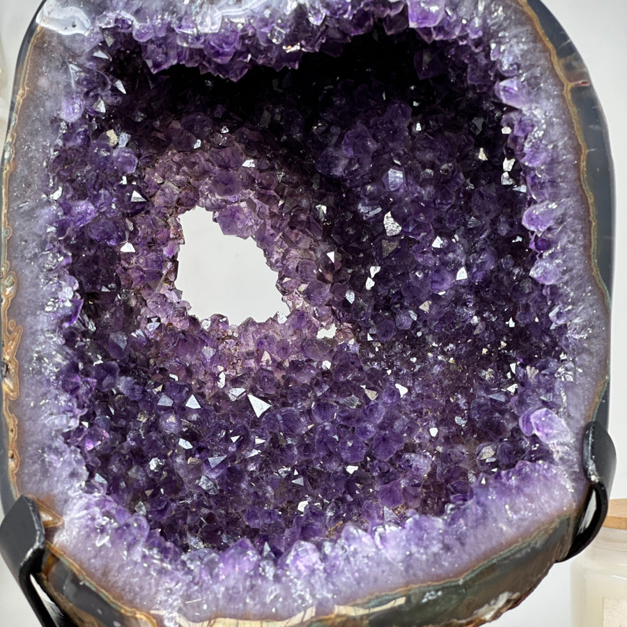 Stunning Natural Amethyst Geode, Perfect for Home Decor - MWS1663