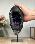 Natural Amethyst & Agate Stone Geode Cave - MWS0938