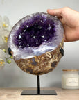 Stunning Amethyst Geode with Large & Shinny Crystals - MWS1612