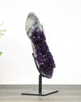 XXL Polished Amethyst Freeform with Large and Deep Purple Crystals - MWS0368