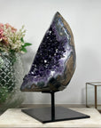 Outstaning Natural Deep Purple Amethyst Stone Geode - AWS0674