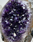 Beautiful Natural Amethyst Geode with Quartz Shell - MWS1652