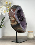 Large Natural Amethyst Geode with Agate Shell - MWS1669