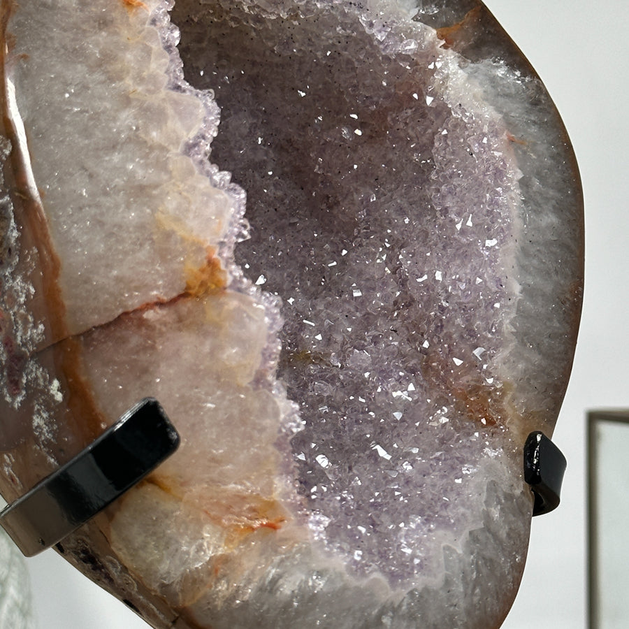 Natural Pink Amethyst Geode - Perfect gift for her - MWS0924