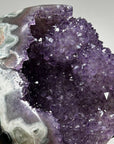 Stunning Amethyst & Green Jasper Stone with Nice Stalactite Formations - MWS0970