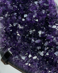 Natural Amethyst Cluster Specimen, Deep Purple & Shinny Crystals - MWS0925