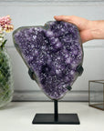 Natural Amethyst Cluster from Uruguay with Beautiful Stalactite Formations - AWS1440