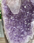 Unique Amethyst Geode, Calcite Crystal, Agate & Jasper Shell - CBP0412