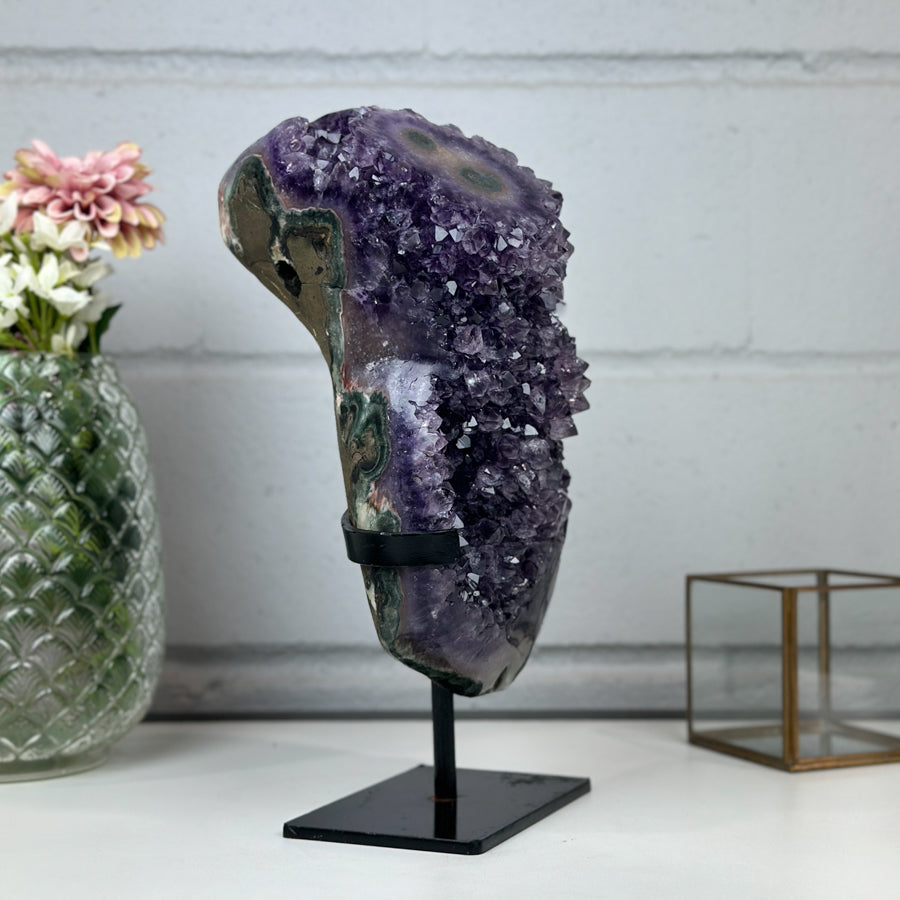 Outstaning Amethyst Stone with Huge Stalactite Formation - AWS0596