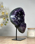 Beautiful Amethyst Crystal Cluster with Green Jasper Matrix - MWS1723