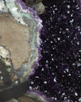 Uruguayan Amethyst Large Geode with Unique Calcite Inclusion - MWS0366