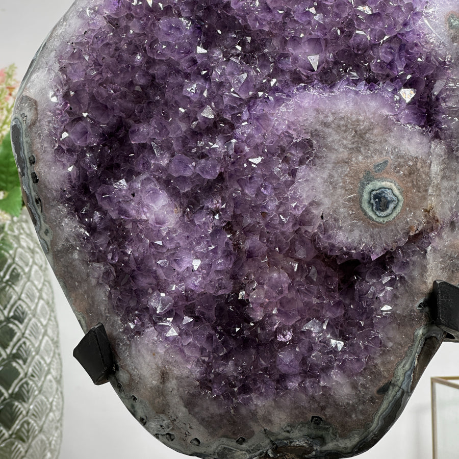 Large Natural Amethyst Cluster, Ready to Display Specimen - AWS1439