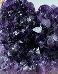 Natural Amethyst Cathedral with Huge Deep Purple Crystals - CBP1052