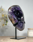 Stunning Natural Deep Purple Amethyst Geode - MWS1537