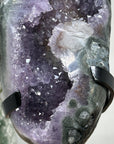 Beautiful Amethyst Geode with Unique Calcite Crystal Formation - MWS1056