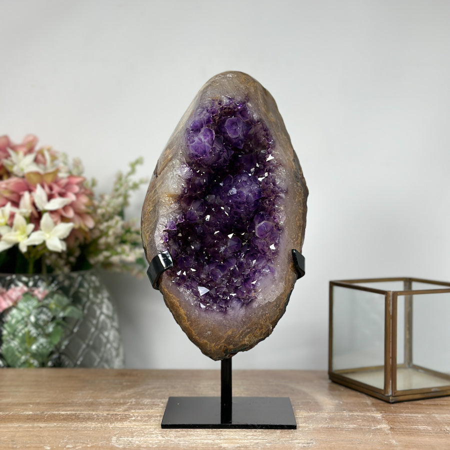 Large Natural Amethyst from Uruguay - Stunning Gemstone Decor - MWS0891