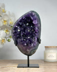 Beautiful Amethyst Crystal Cluster with Green Jasper Matrix - MWS1723