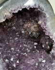 Large Natural Amethyst Geode with Agate Shell - MWS1669