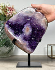 Stunning Large Amethyst & Pink Jasper Specimen - MWS1233