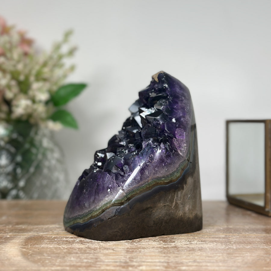 Beautiful Natural Amethyst Stone Cathedral, Perfect Gift - CBP0749