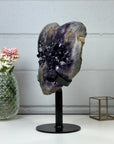 XXL Premium Amethyst Stone Heart - HAM0199