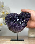 Deep Purple Natural Amethyst Cluster, Huge Crystals - MWS1694