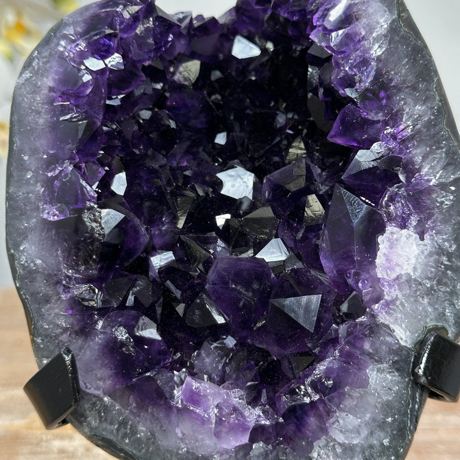 Stunning Deep Purple Natural Amethyst Geode - MWS1721