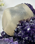 Beautiful Amethyst & Calcite Specimen, Collector Grade Crystal - MWS0917