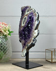 Unique Beautiful Amethyst & Green Jasper Stone Leaf - AWS0882