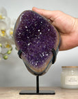 Polished Amethyst & Agte Cluster, Perfect for Office Decor - MWS1579