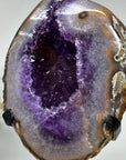 Natural Uruguayan Amethyst Geode: Perfect for Yoga Studios or Meditation Spaces - MWS0849