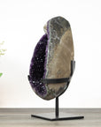 Uruguayan Amethyst Large Geode with Unique Calcite Inclusion - MWS0366