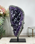 XXL Amethyst & Green Jasper Crystal Cluster with Calcite Inclusions - MWS0897